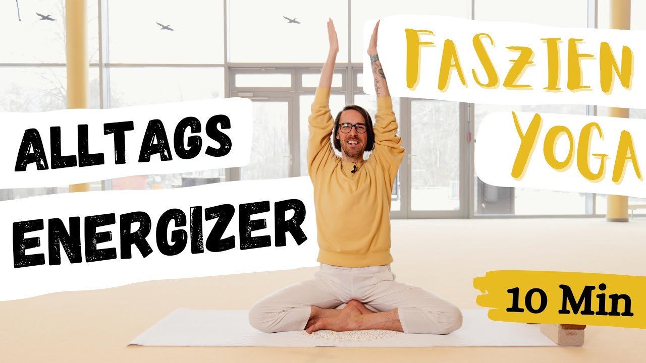 Alltagsenergizer - 10 Minuten Faszienyoga mit Patrik - Yoga für Schultern und Nacken // Yoga Vidya