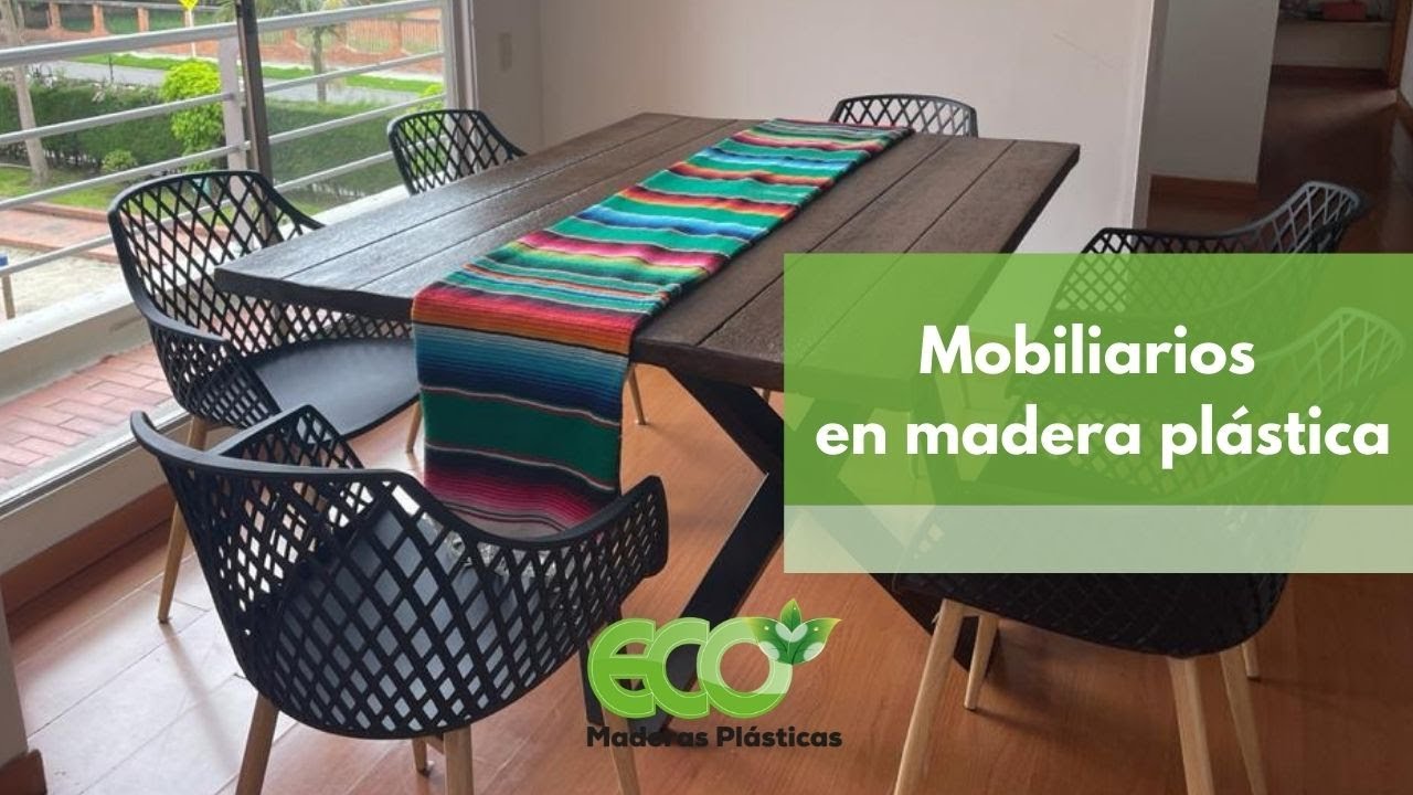 Mobiliario en madera plástica- Eco Maderas Plástica