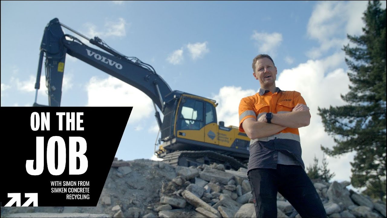 On the job with Simken Concrete Recycling and TransDiesel