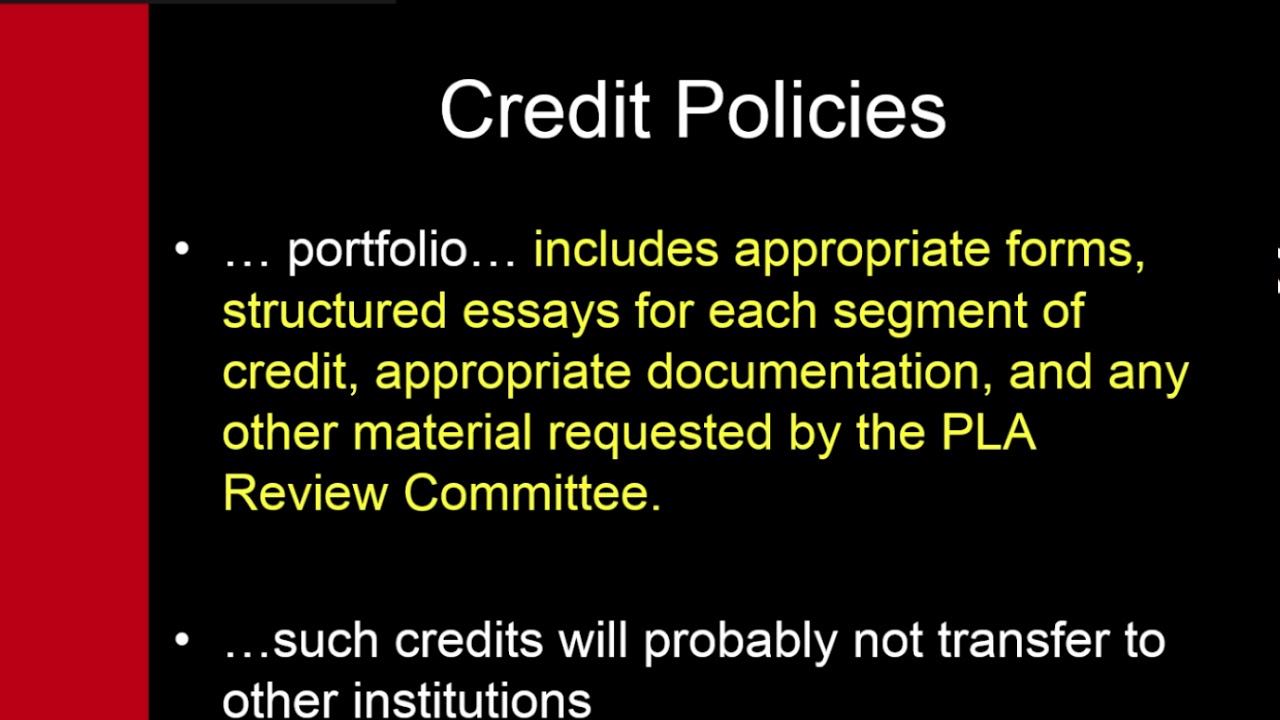300 Occupational Training Credit