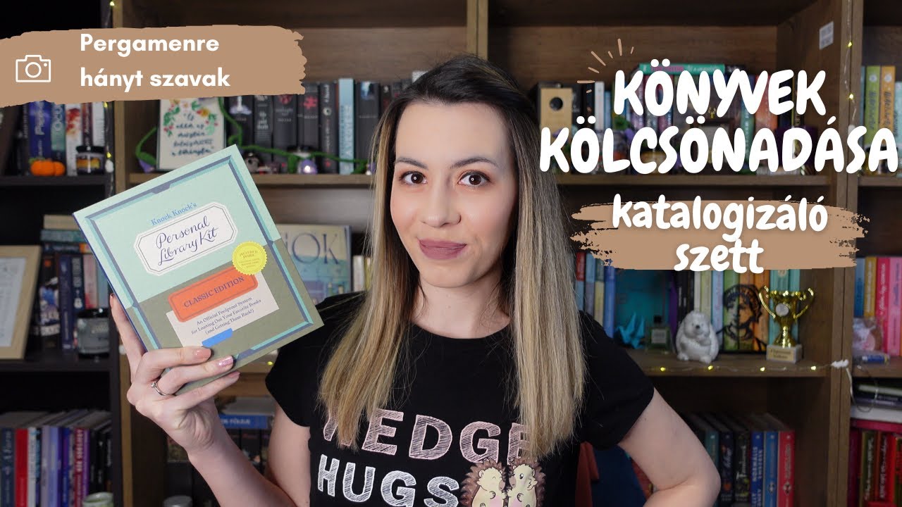 Könyvek kölcsönadása + könyvtár katalogizáló szett | Pergamenre hányt szavak
