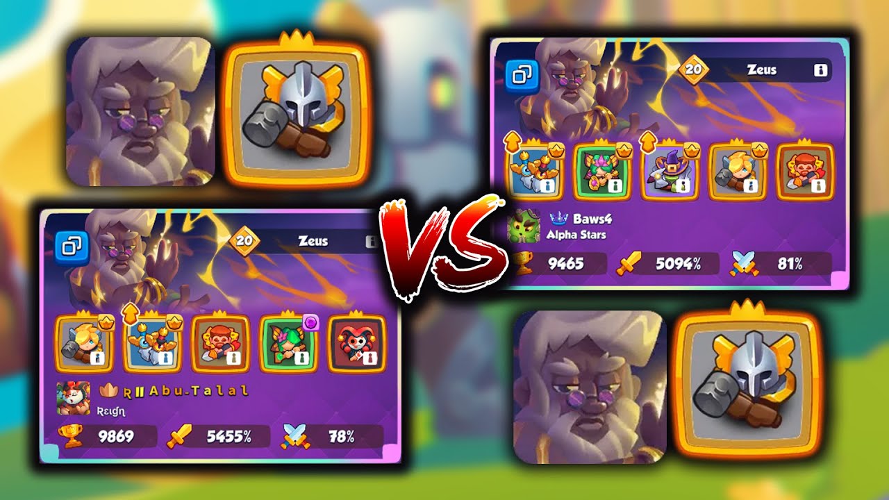 RUSH ROYALE: Baws4 (Zeus, Inquisitor) vs. Abu Talal (Zeus, Inquisitor) | RR League 16 replay