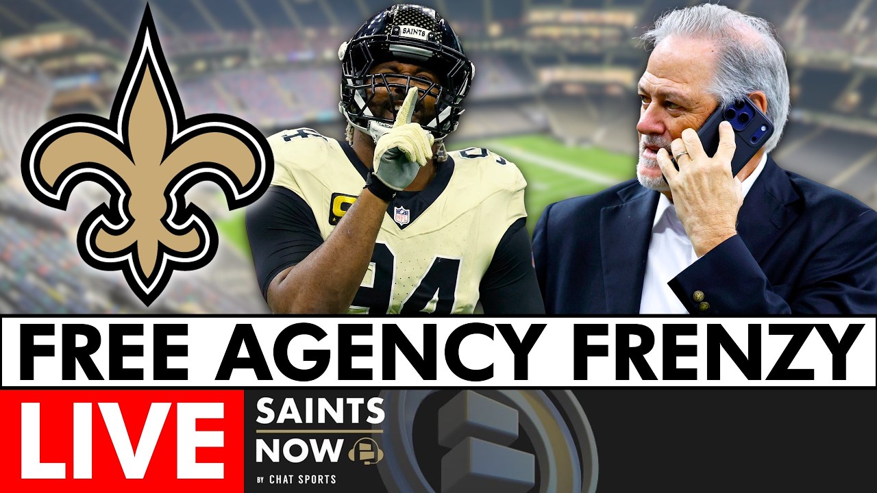 Saints Free Agency LIVE: 2026 NFL Free Agency Tracker + New Orleans Saints Rumors & NFL News | Day 3