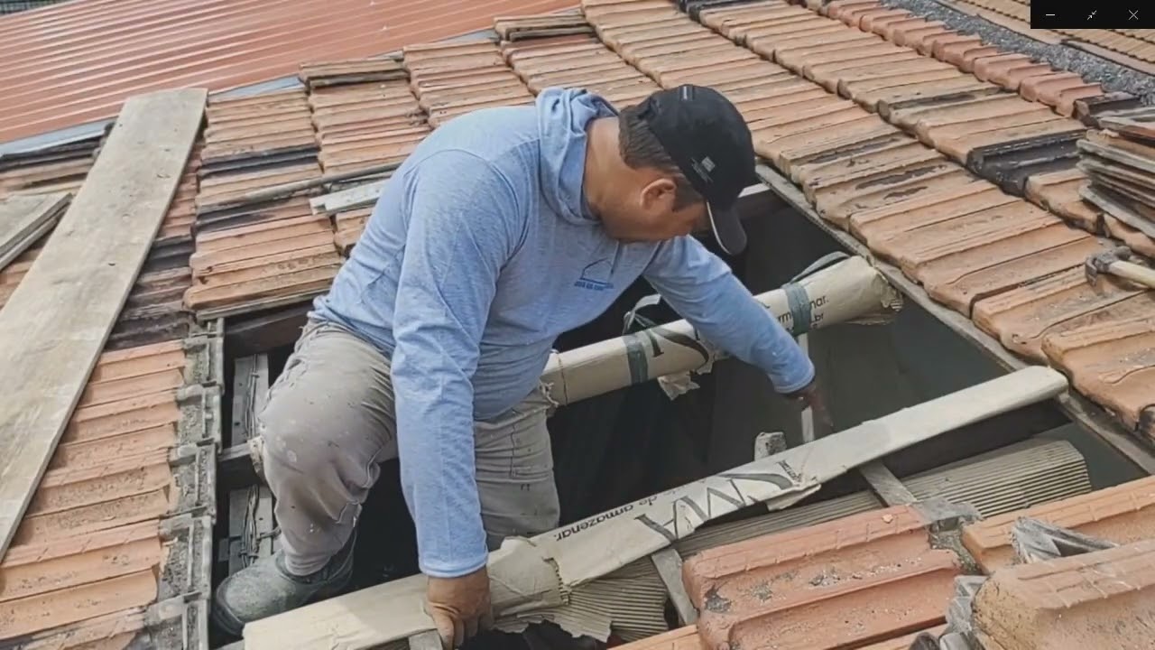 COMO TROCAR TELHA FRANCESA POR TELHA GALVALUME  SANDUICHE