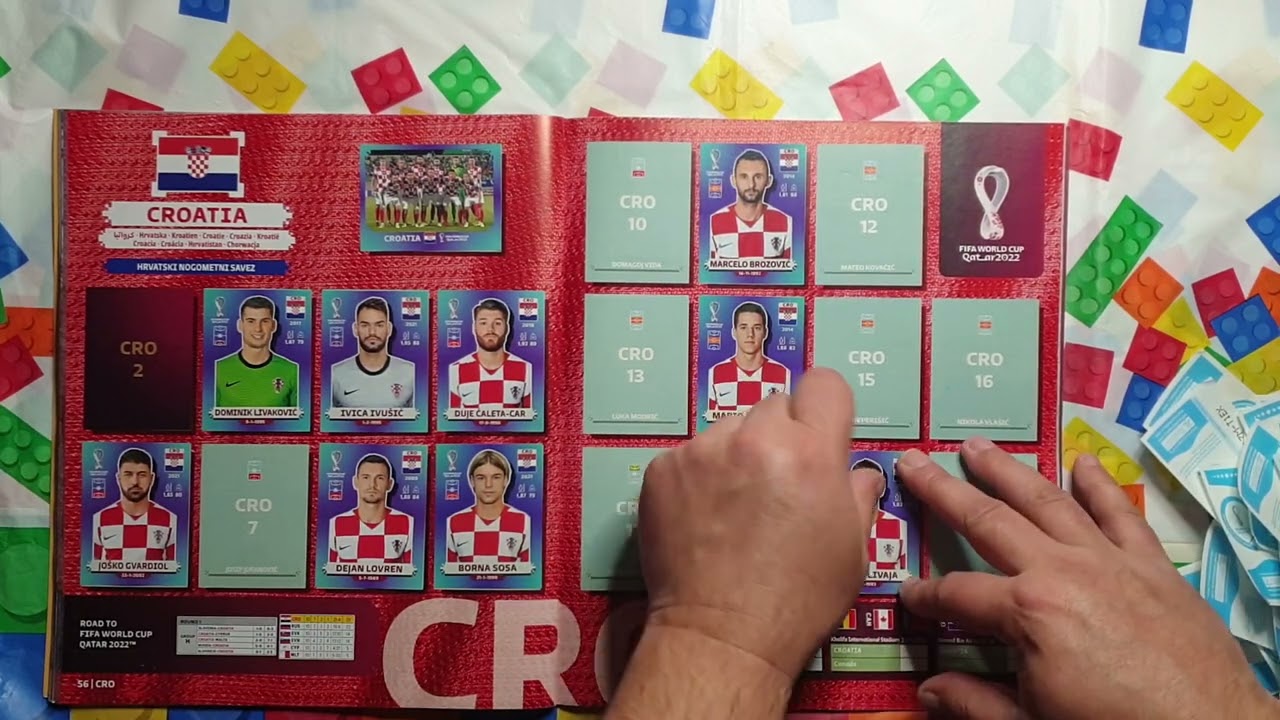 FIFA WORLD CUP QATAR 2022 PANINI STICKER ALBUM p2-B