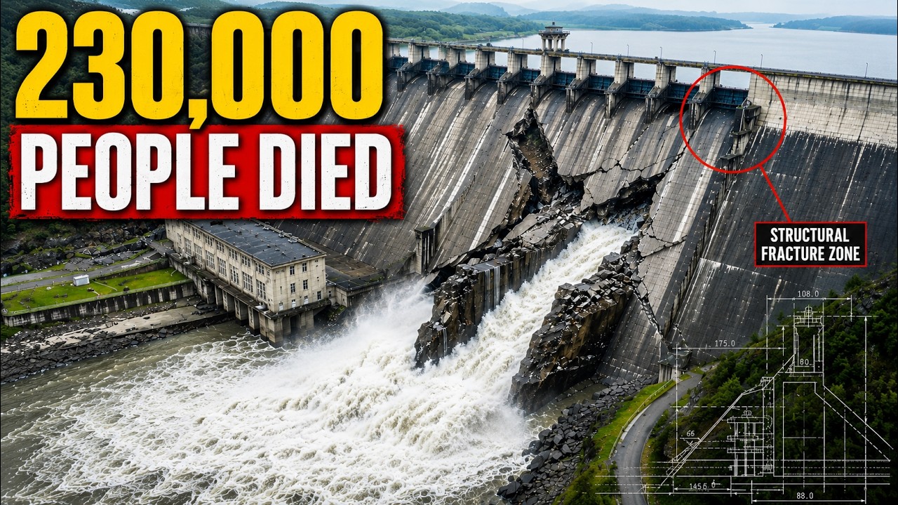 62 Dams Collapsed in a Single Night One After One | The Banqiao Dam Disaster