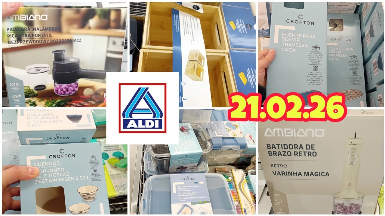 ALDI BAZAR ❤️ 🛒  LAS NOVEDADES DEL MIÉRCOLES 18.02.26 @Amunaysuscosas 
