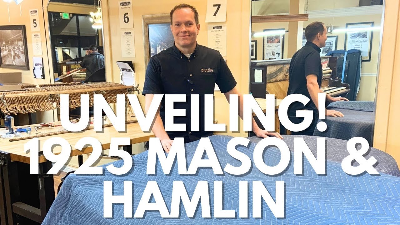 AFTER: 1925 Mason & Hamlin AA Grand Piano Full Rebuild & Refinishing