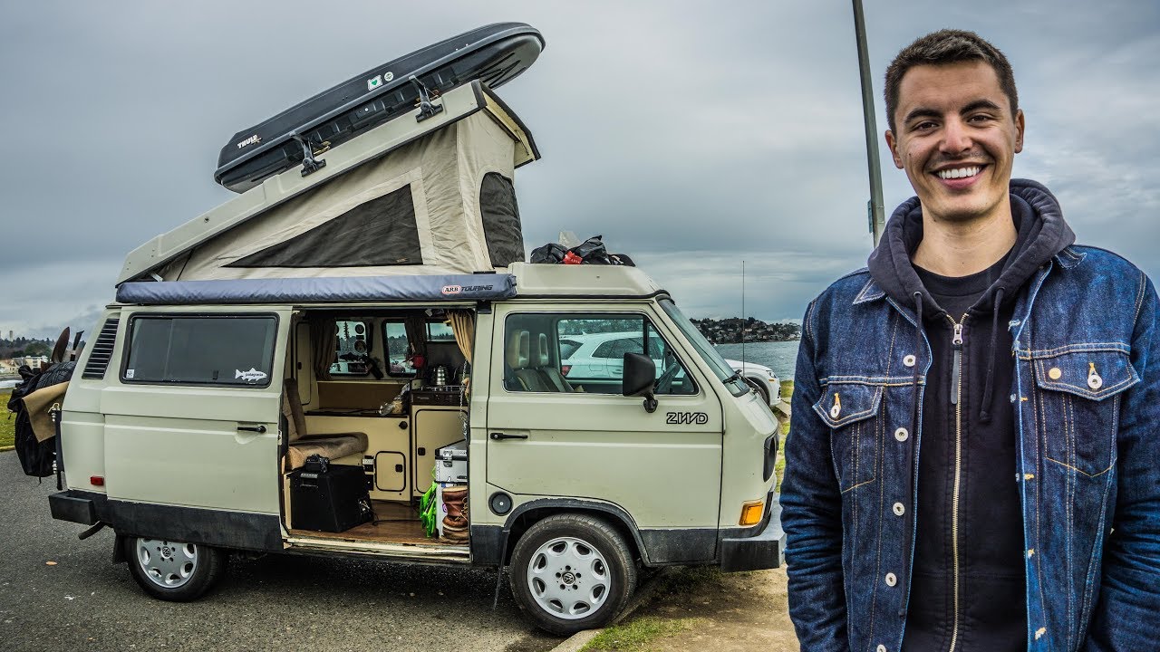 VAN LIFE TOUR : Solo Full time In a  Vanagon To Save Rent!!