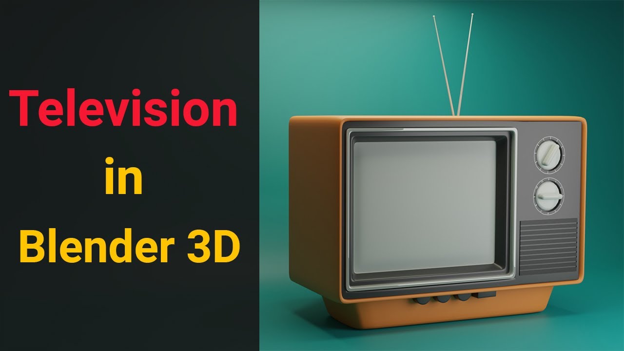 Create a TV in  Blender 3D