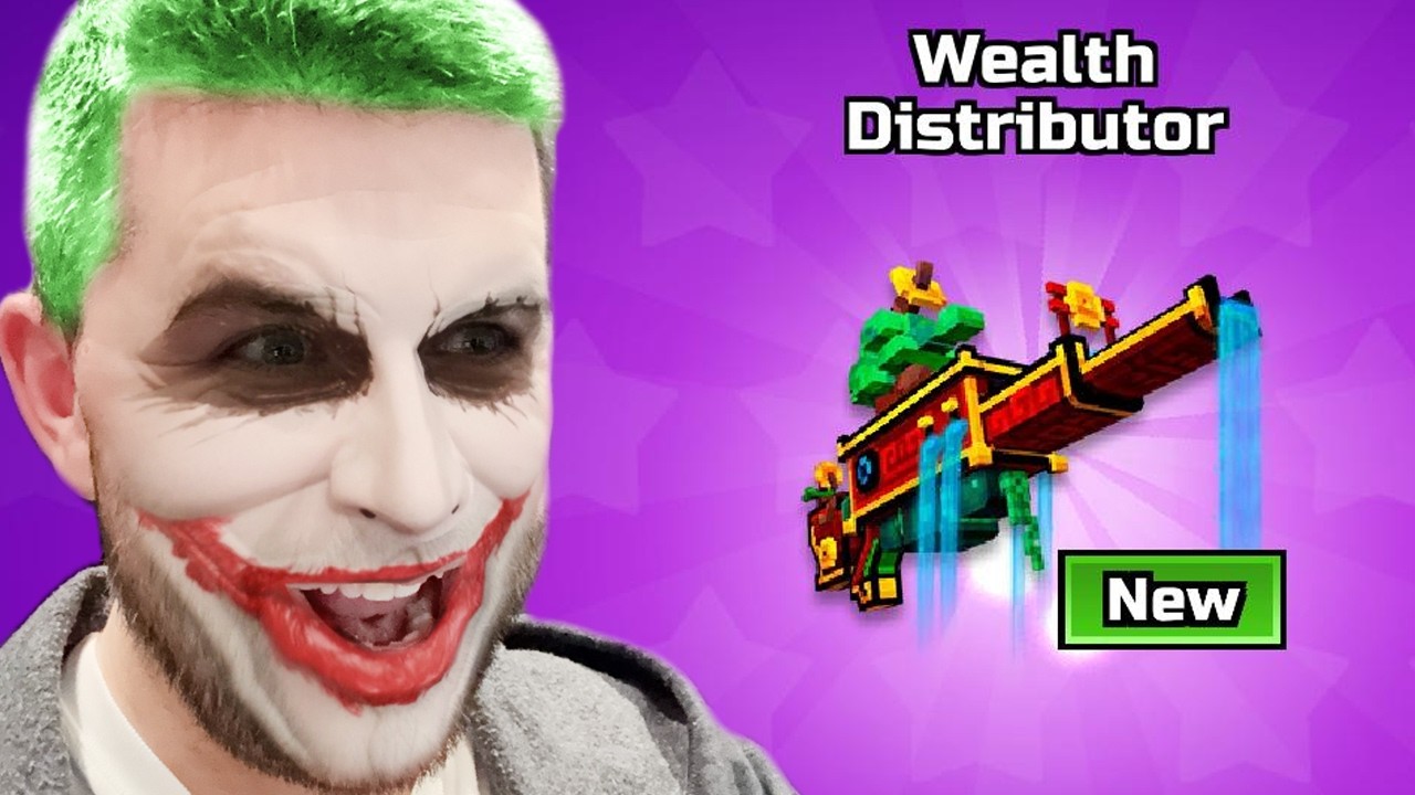 В Pixel Gun 3D улучшена игра The Wealth Distributor на 5%, насколько она хороша?