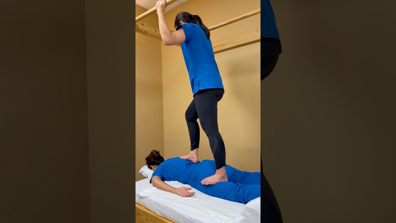 Ashiatsu Barefoot Massage 🦶#thailandiamassage #houstontx