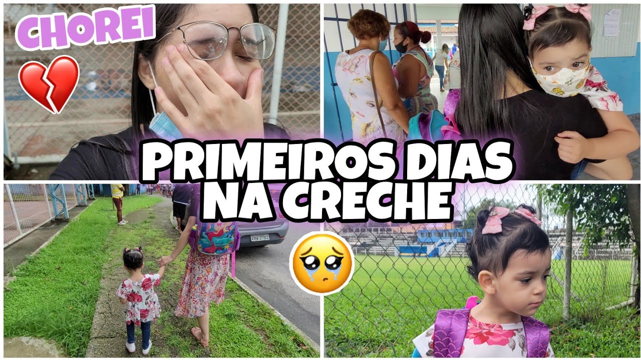 PRIMEIROS DIAS NA CRECHE - ELA SE ADAPTOU? CHOROU?