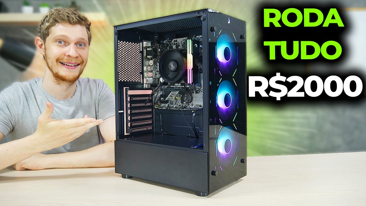 PC GAMER DE R$2000 PARA MONTAR HOJE! (MONTAGEM E TESTES) 2025