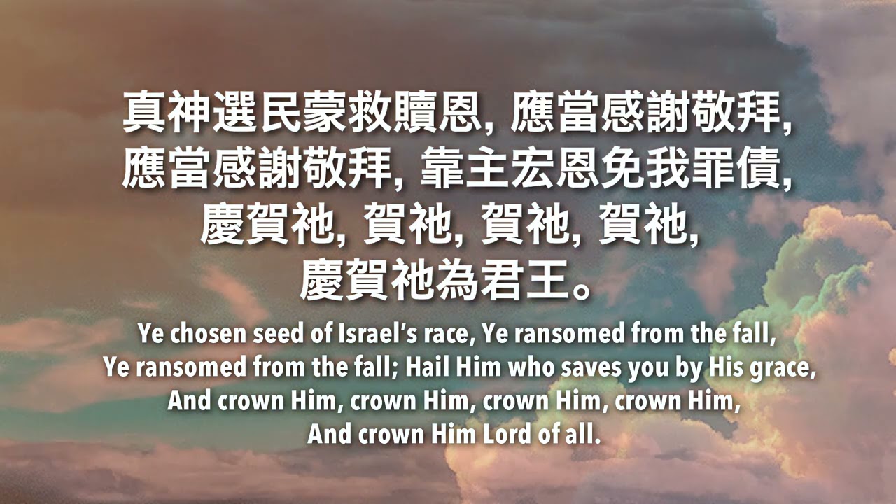 B236 大哉,聖哉,耶穌尊名 ALL HAIL THE POWER OF JESUS'S NAME