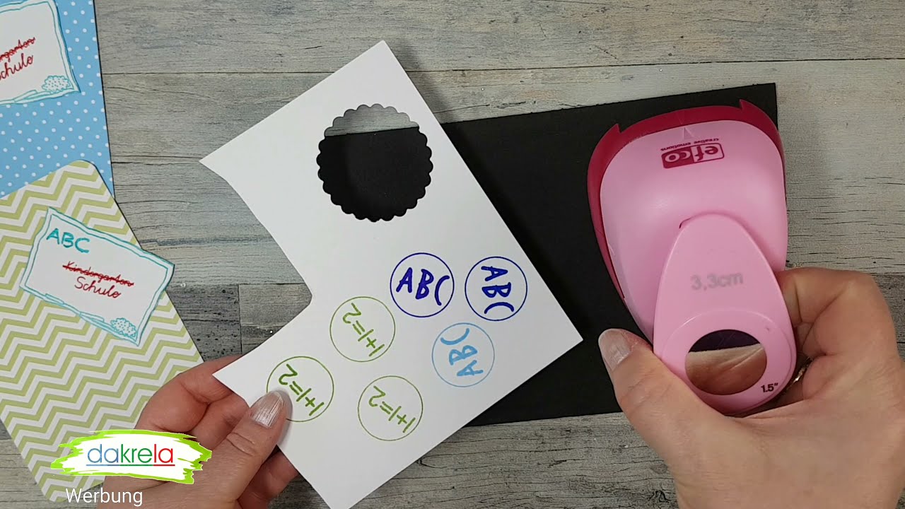 3 Karten zur Einschulung mit Designpapier basteln - DIY mit Papier [Tutorial | deutsch]
