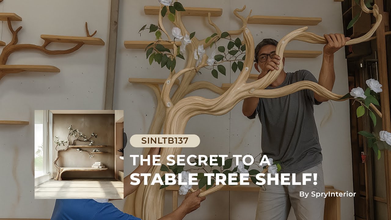 Tree Branch Shelves Assembly | Ideal Mid-Century Tree Branch Bookshelf | Bookshelf Collection 2025