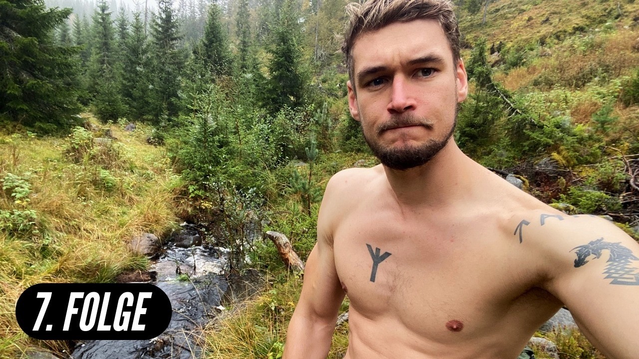 Völlig abgemagert: Der Fluss steigt & der Hunger bleibt | 7 Tage Survival Challenge Norwegen