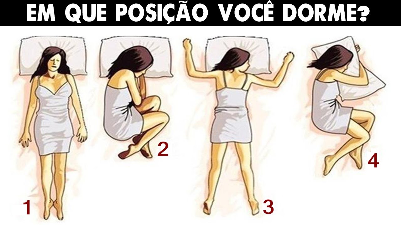 10 POSIÇÕES DE DORMIR QUE REVELAM QUEM VOCÊ É