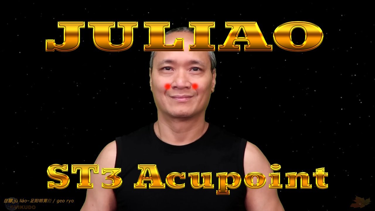 ST3 | Juliao Acupoint | Stomach Meridian | Acupressure VIKUDO