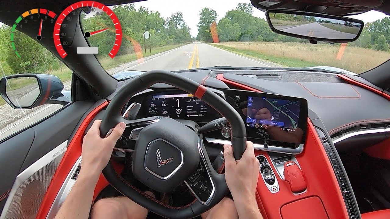 تجربة قيادة شيفروليه كورفيت 2020  Chevrolet Corvette C8 كأنك سايقها