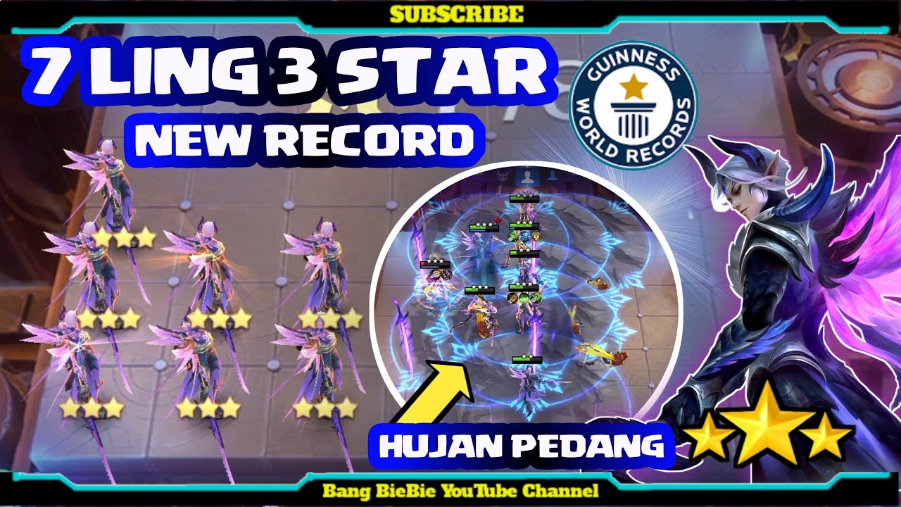 7 LING BINTANG 3 | 7 LING 3 STAR CUKUP 1 HERO UNTUK MENANG CARA DAPAT BANYAK ⭐⭐⭐ MAGIC CHESS
