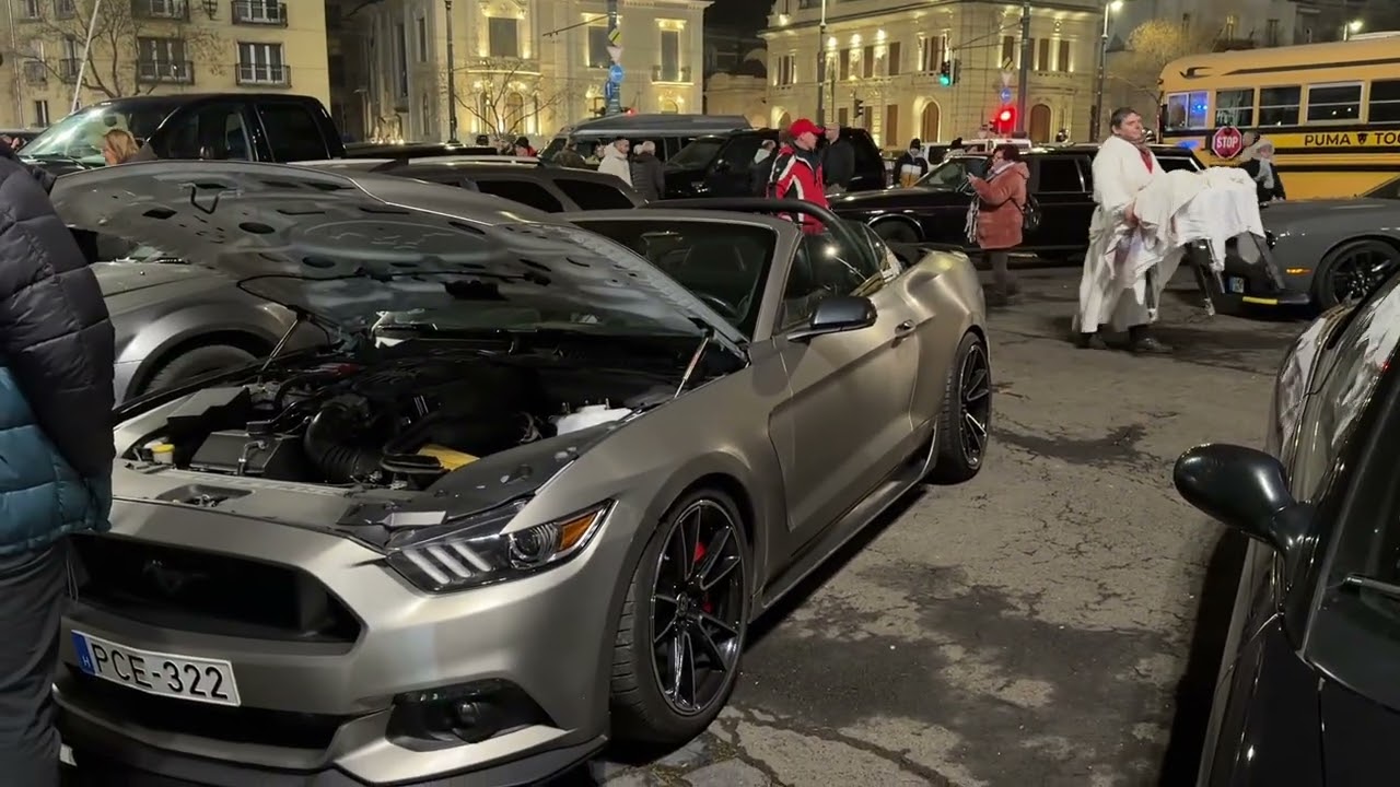 Budapest car gathering 