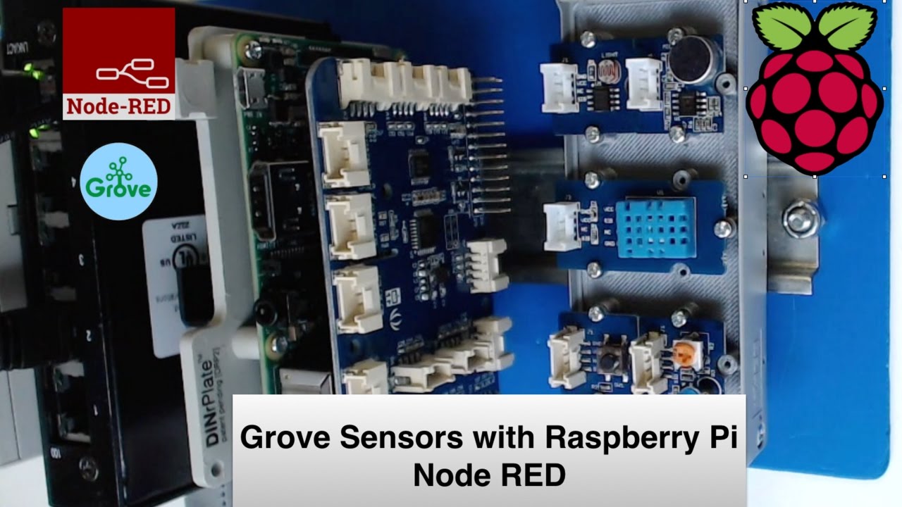 Grove Sensors with Raspberry Pi & Node RED
