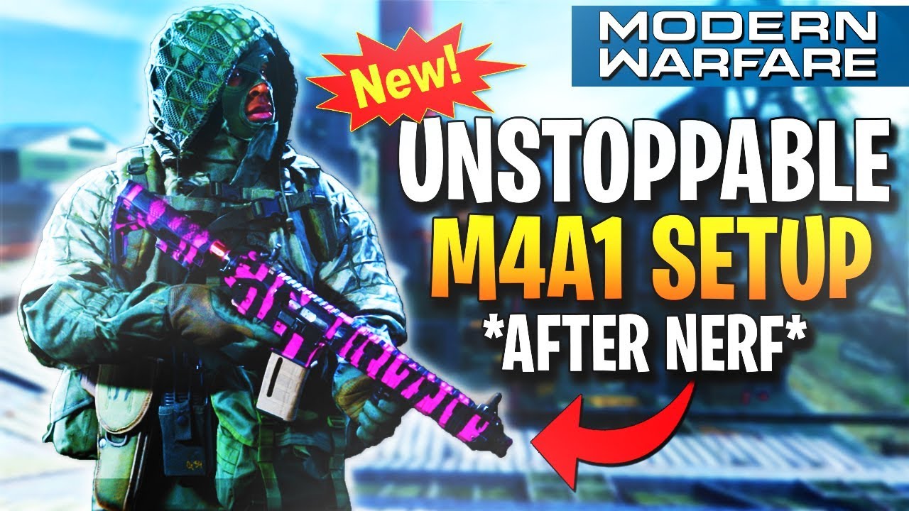 NEW BEST M4A1 CLASS SETUP AFTER NERF! | Modern Warfare 1.08 Update (M4A1 Best Class Setup COD MW)
