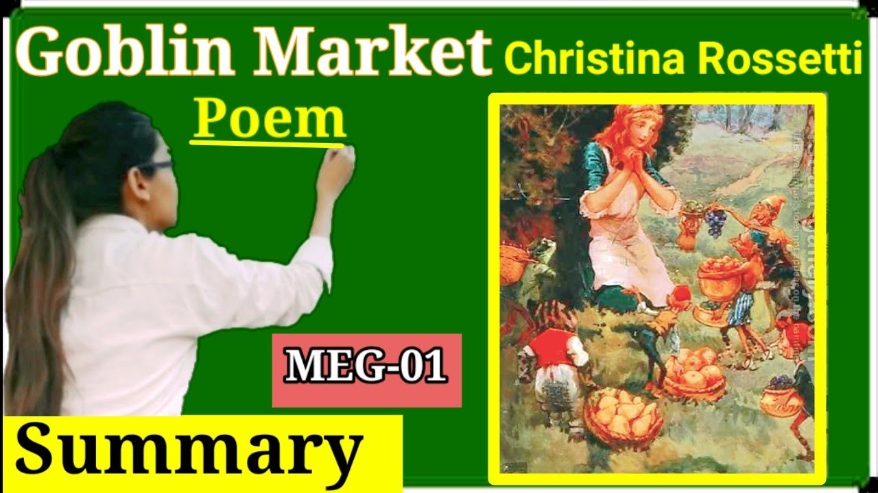Goblin Market poem,by Christina Rossetti in hindi.Meg-01.ignou.SuccessMaker