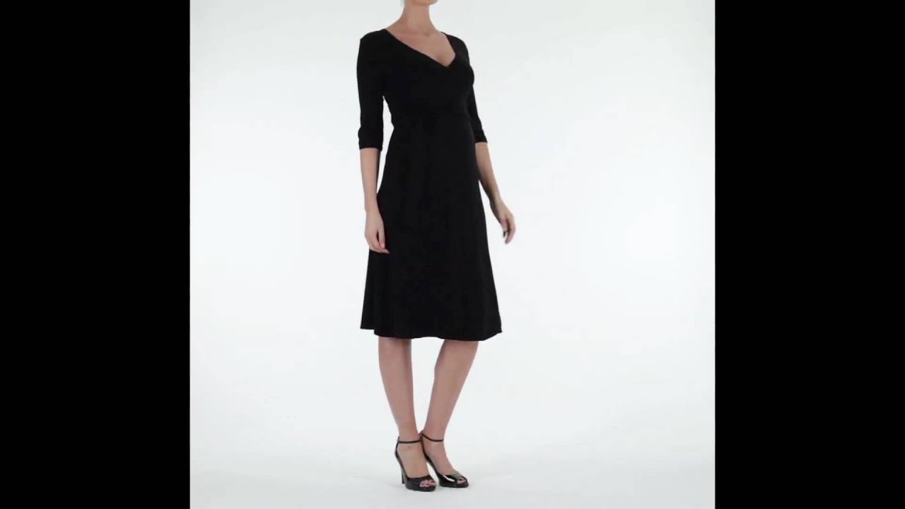 Picchu Maternity classic wrap dress