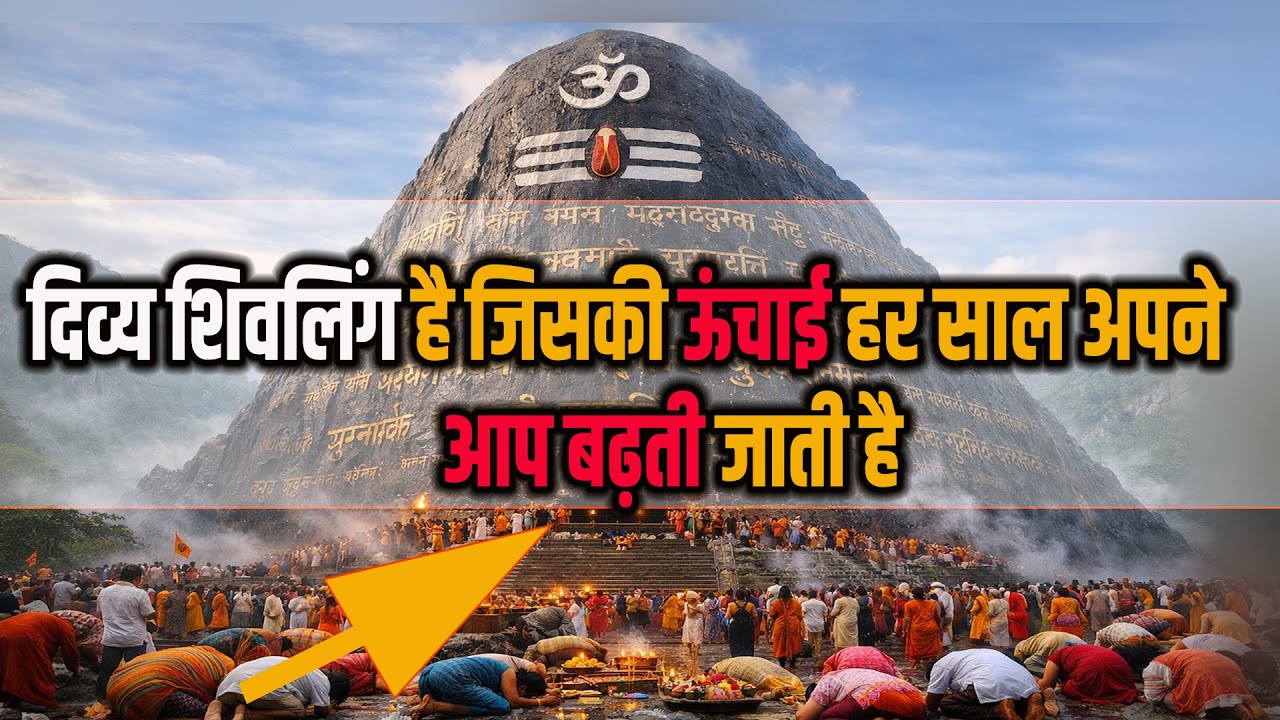 #Shivling दिव्य शिवलिंग है जिसकी ऊंचाई हर साल अपने आप बढ़ती जाती है। || Roaming with Ravi Hindi Vlog