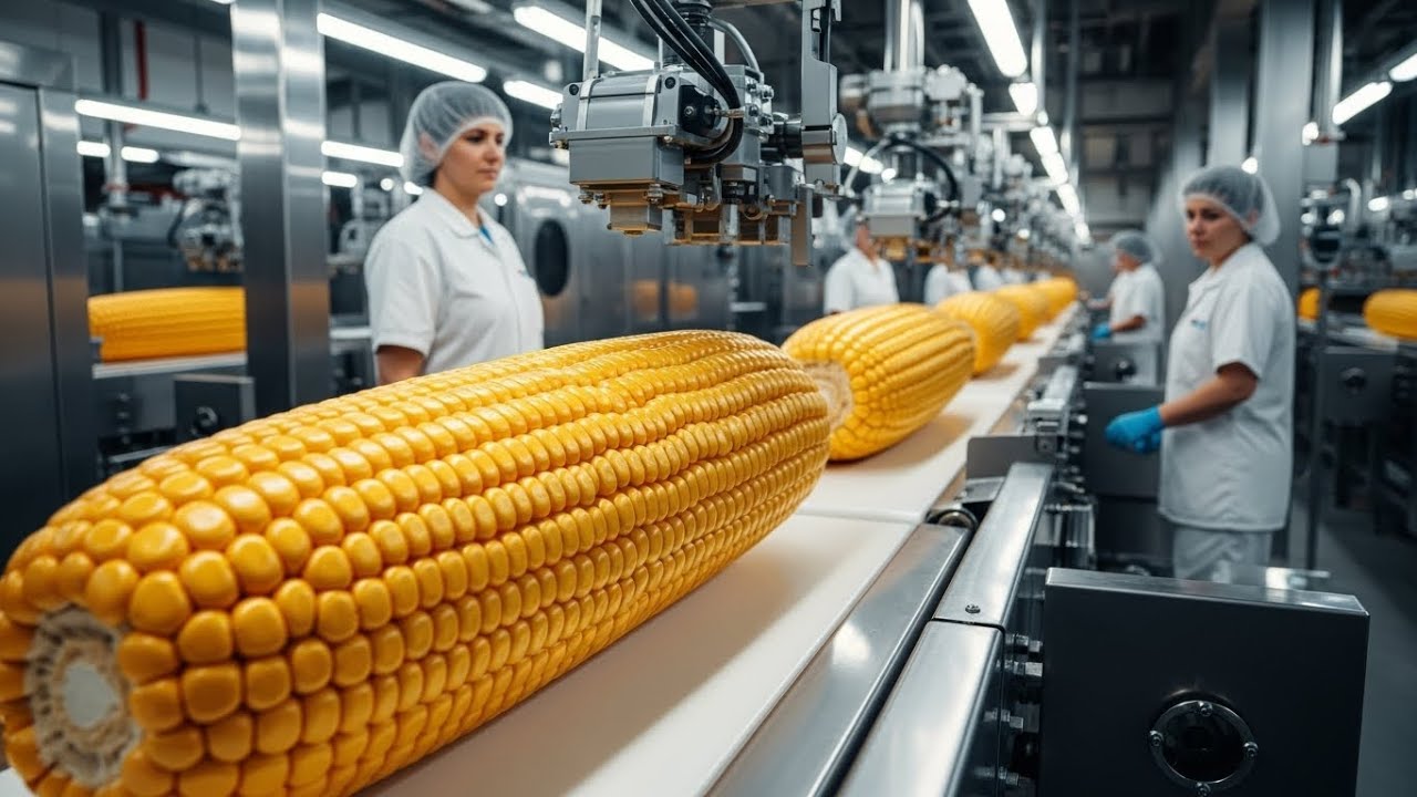 Inside a Modern Popcorn Factory: From Whole Corn to Seasoned Snack Packs (Full Process)