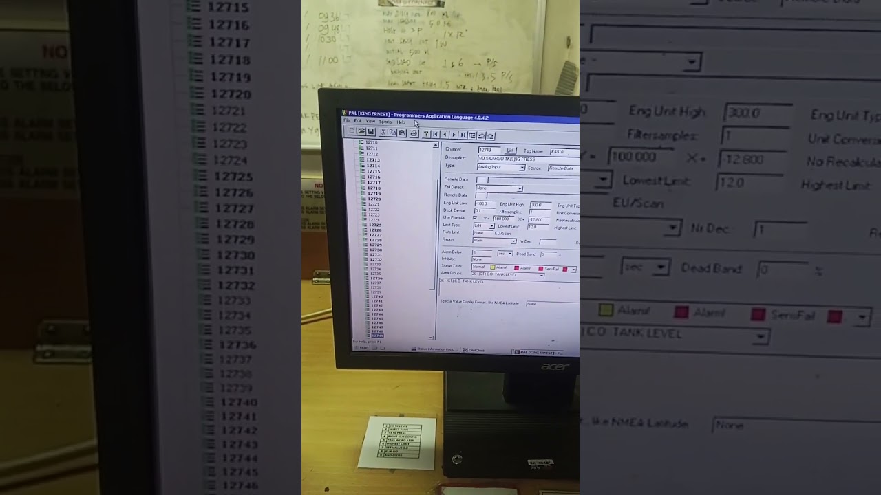 Test and setting secondary venting alarm system PRAXIS AUTOMATION TECHNOLOGY 