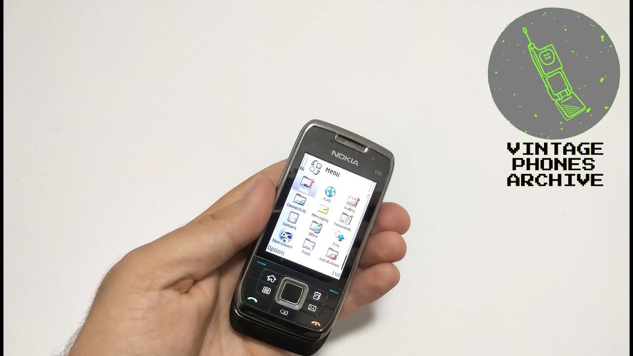 Nokia E66 Mobile phone menu browse, ringtones, games, wallpapers