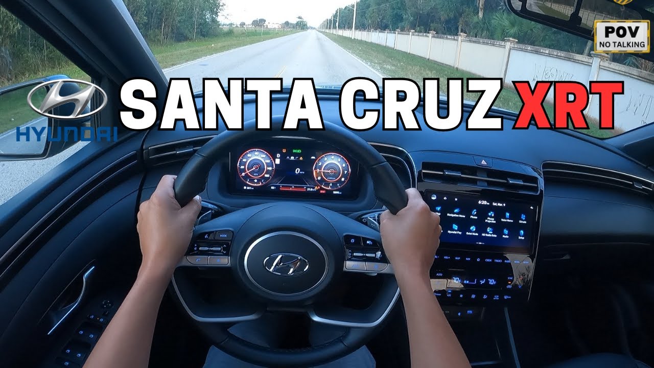 2024 Hyundai Santa Cruz XRT: Silent Ride Along | POV Review