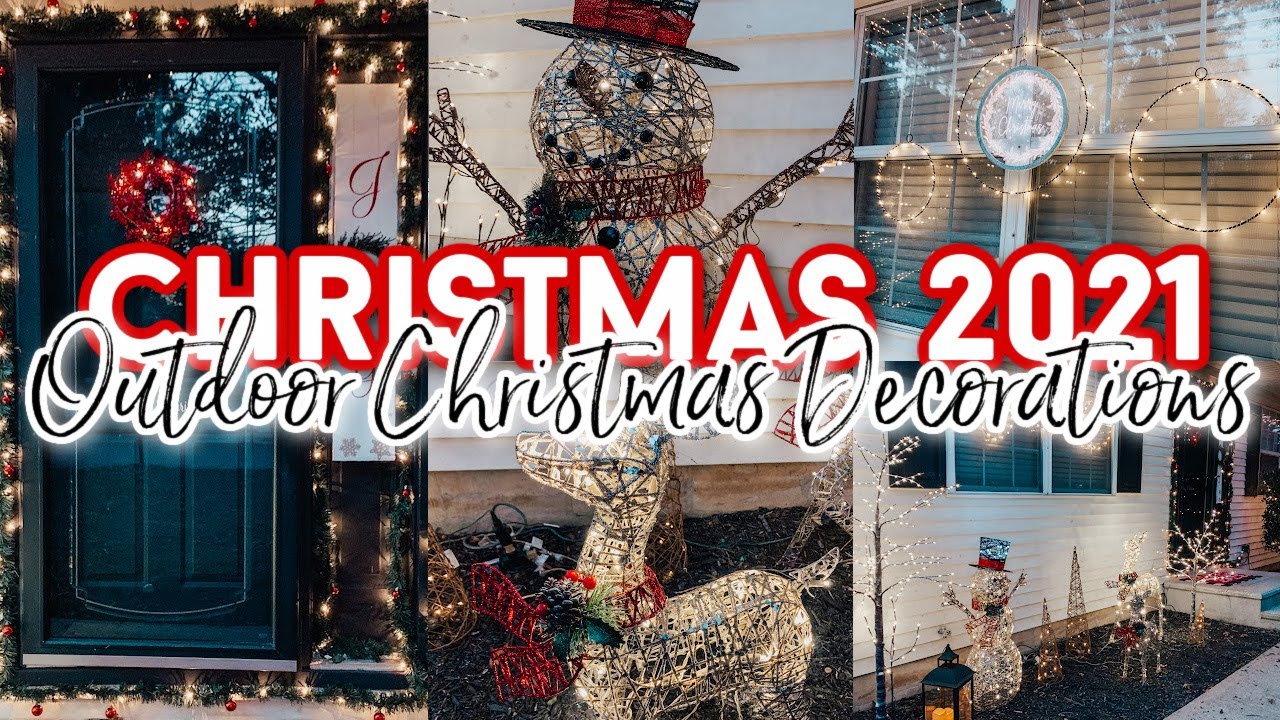 ☃️ DIY Outside Christmas Decorations 2021 ☃️