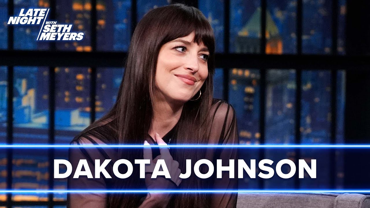 Dakota Johnson on Taking a Dramatic Tumble at SNL and Starring in Materialists with Pedro Pascal