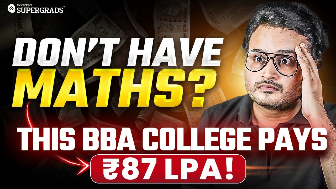 CUET 2026 | Top BBA Colleges After 12th Without Maths & 87 LPA Salary! 💰