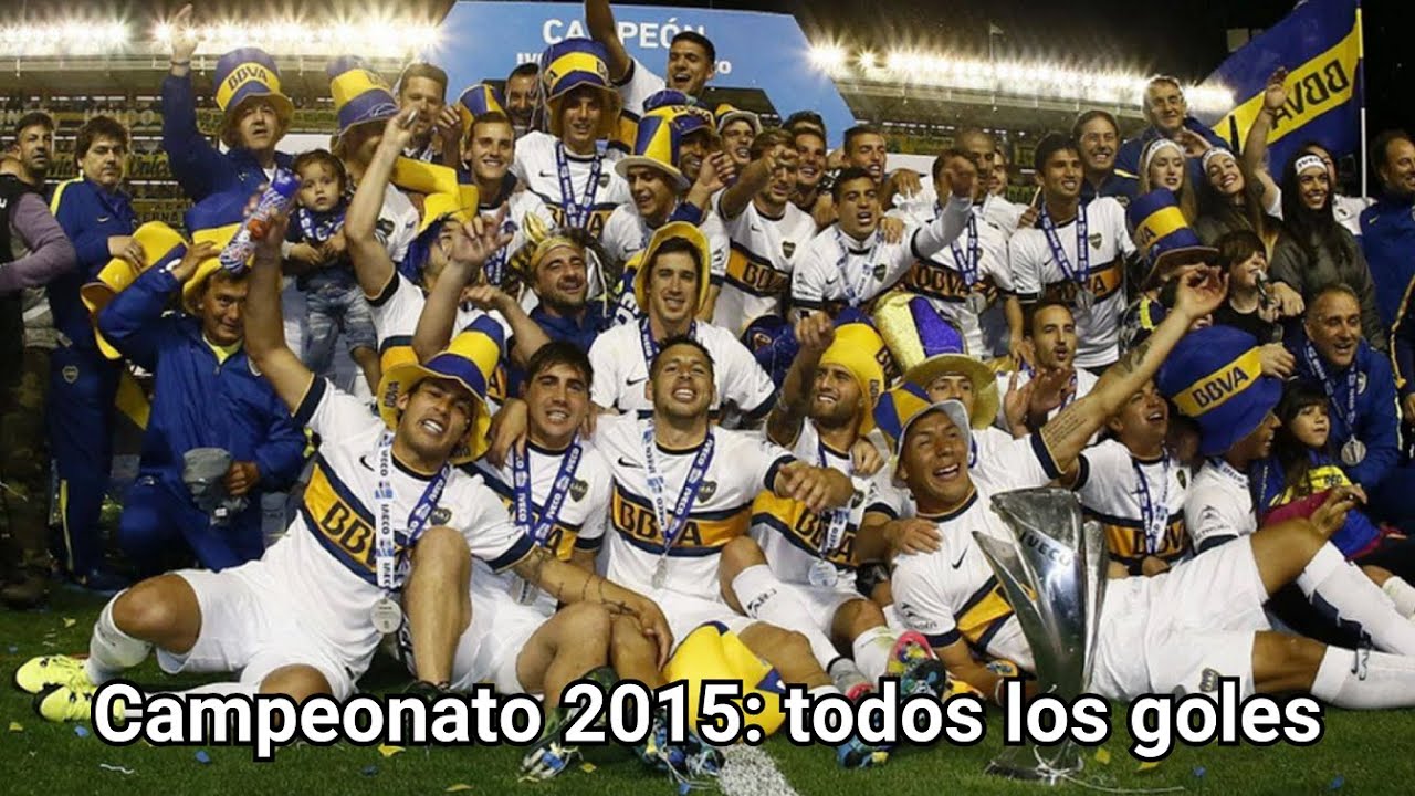 Todos los goles de Boca campeón del Campeonato de Primera División 2015