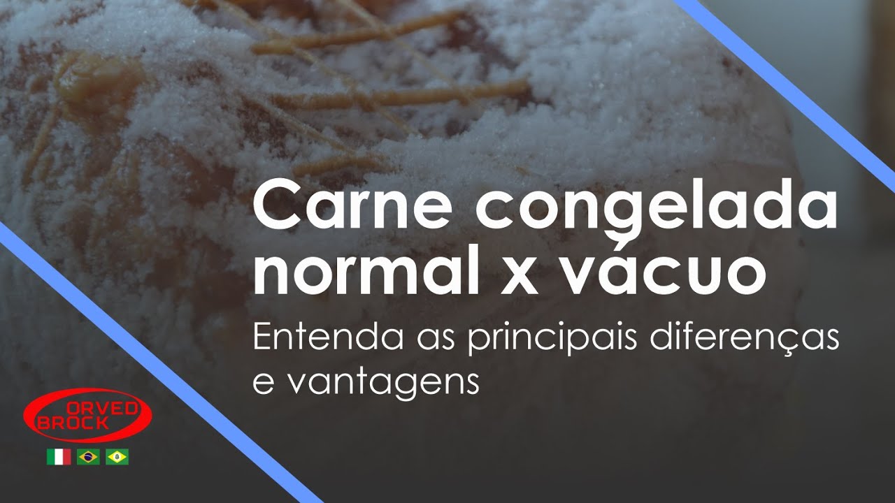 Carne congelada x vácuo - Seladoras a vácuo - Orved Brock