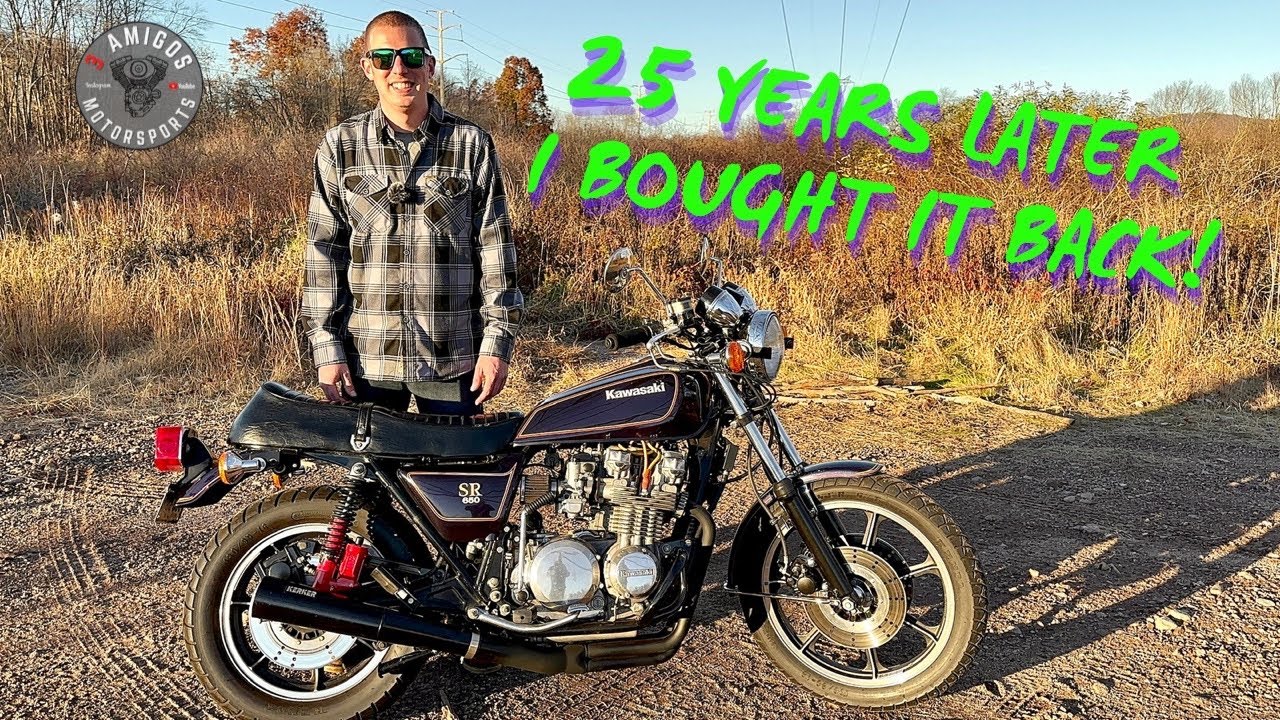 I Found My Dad's Kawasaki SR650 25 Years Later !!!