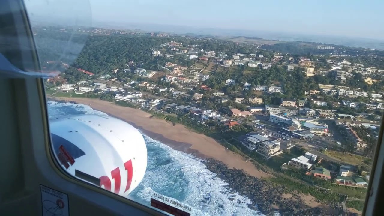 HEMS Bell 222UT Helicopter, North Coast, South Africa