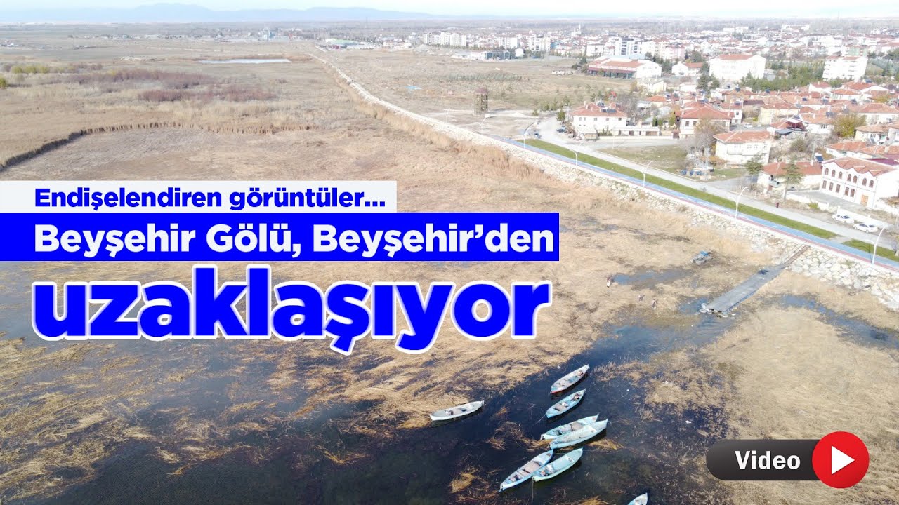 Beyşehir Gölü, Beyşehir’den uzaklaşıyor
