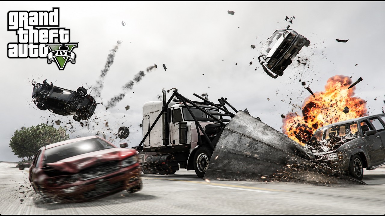 GTA 5 Phantom Wedge Crashes - Impact Compliation🔥