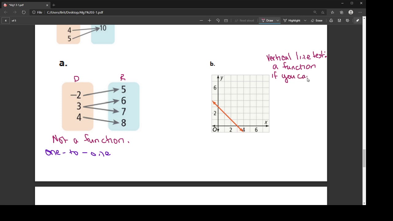 Classify Relations and Functions