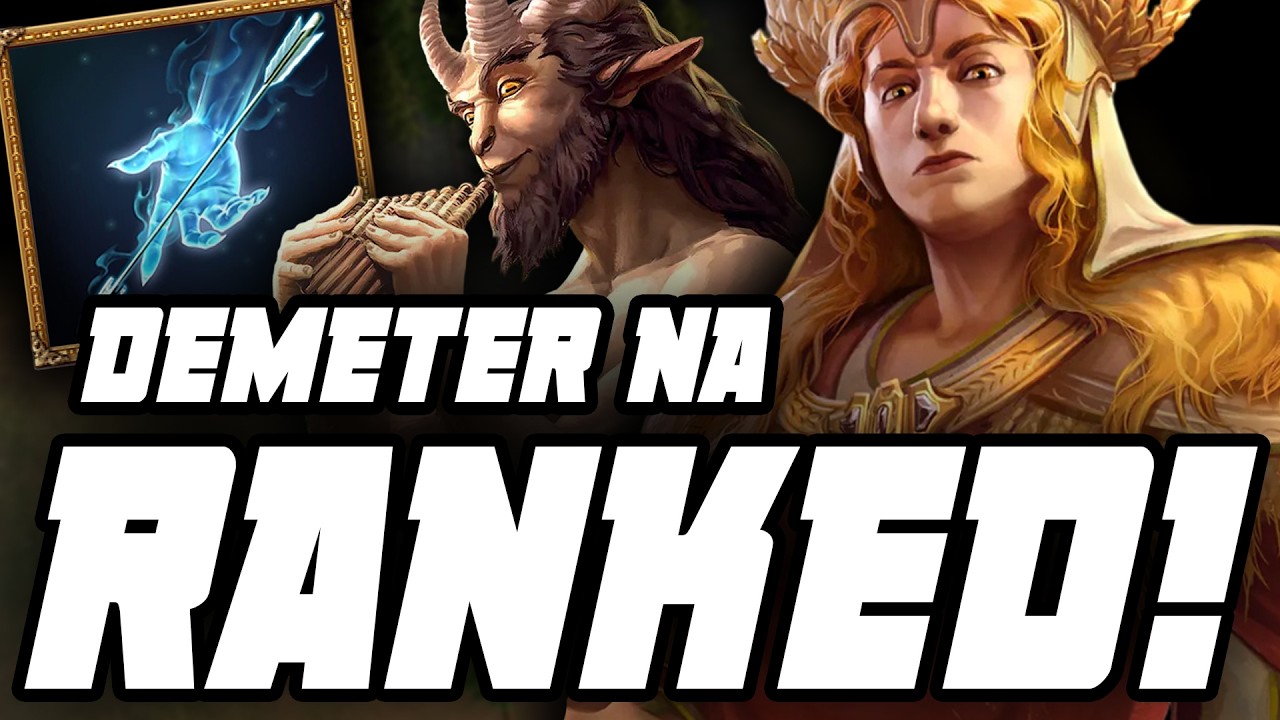 AGE OF MYTHOLOGY RETOLD: RANKED 1V1 PESADO COM A DEMETER! AOM remake gameplay em português PT-BR