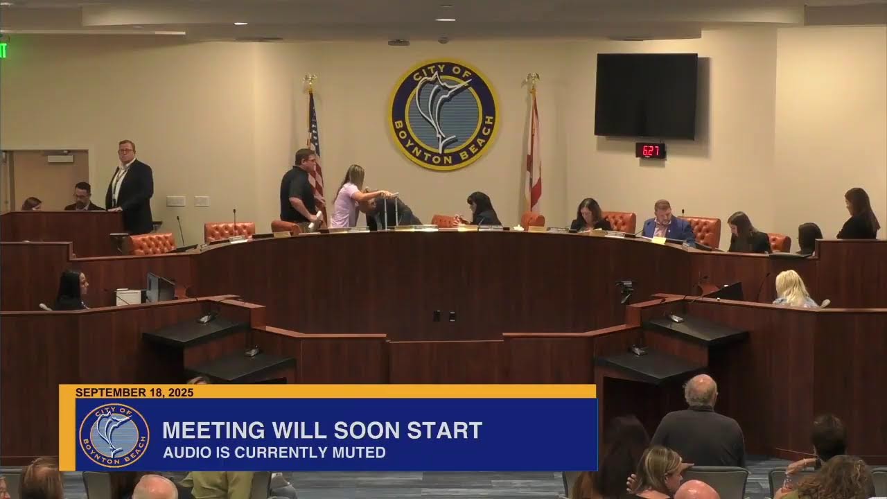 Boynton Beach CRA & City Commission September 18, 2025 Joint Meeting