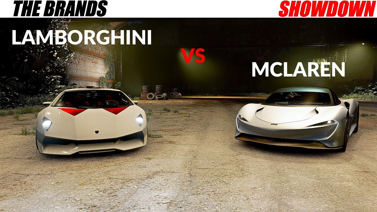 FORZA HORIZON 5 - THE BRANDS SHOWDOWN | 1 MILE DRAG BATTLE | LAMBORGHINI VS MCLAREN