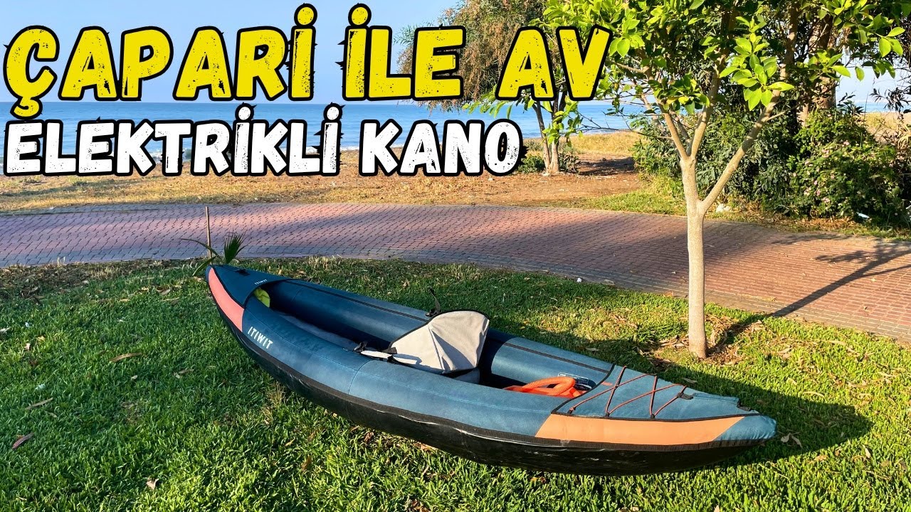 Kano ile Çapari Avı | #fishing #camping | Balıklar Çift Geldi